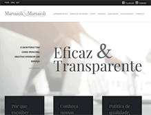 Tablet Screenshot of marsaioli.adv.br